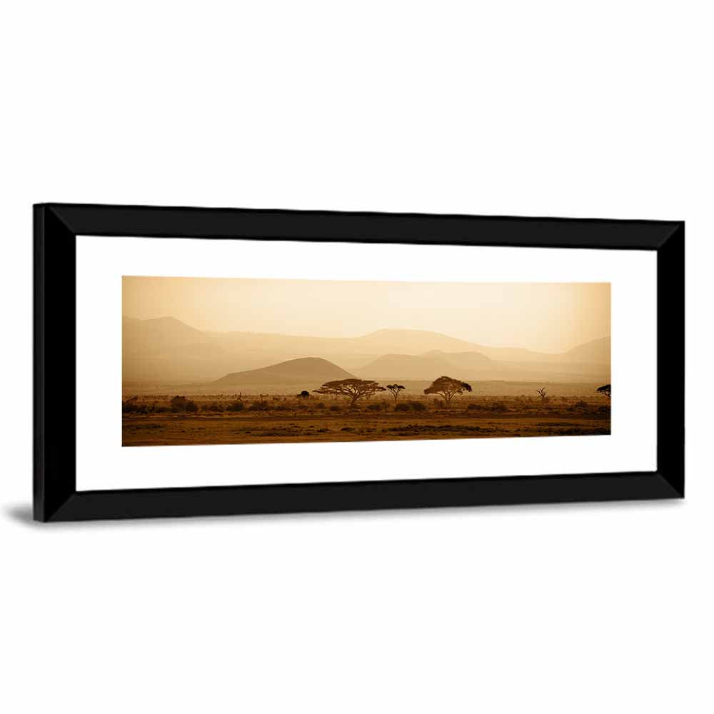 Hazy Savannah at Dawn Wall Art