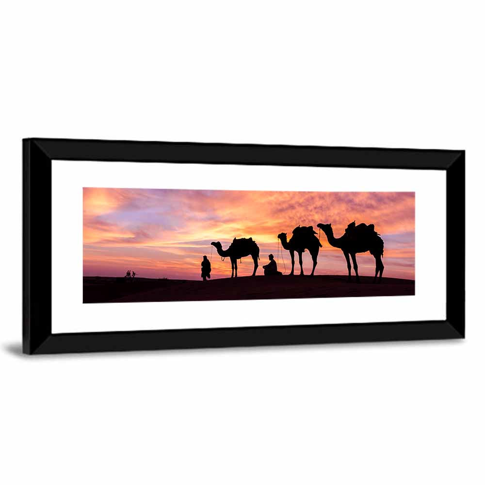 Rajasthan Desert Sunset Wall Art