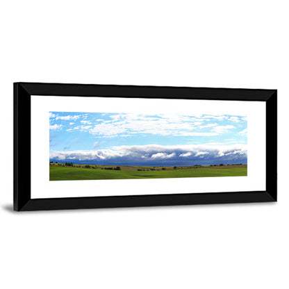 Storm Clouds Over Iowa Fields Wall Art
