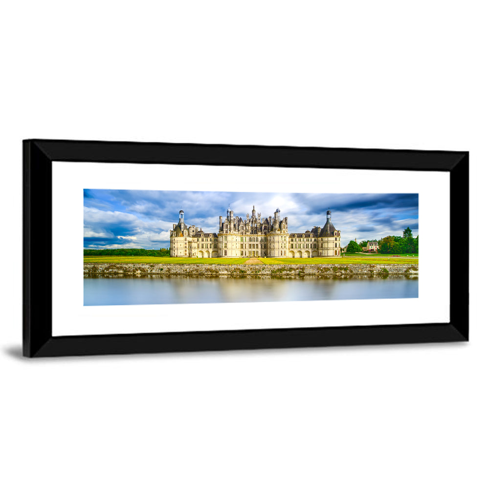 Château De Chambord Reflection Wall Art