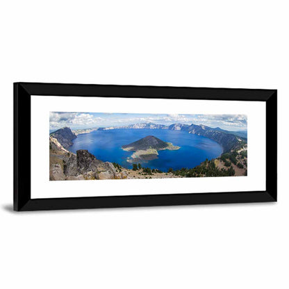 Crater Lake Rim View Wall Art