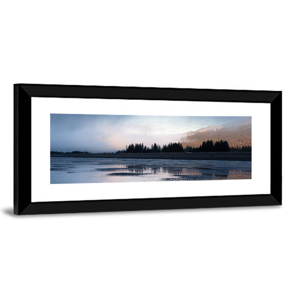 Lake Clark Foggy Shoreline Wall Art
