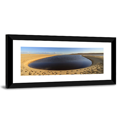 Fayoum Lake Footprints Wall Art