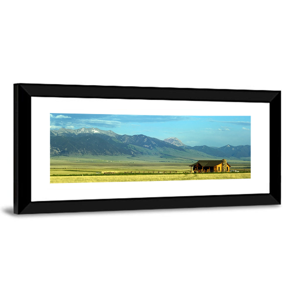 Montana Mountain Ranch Wall Art