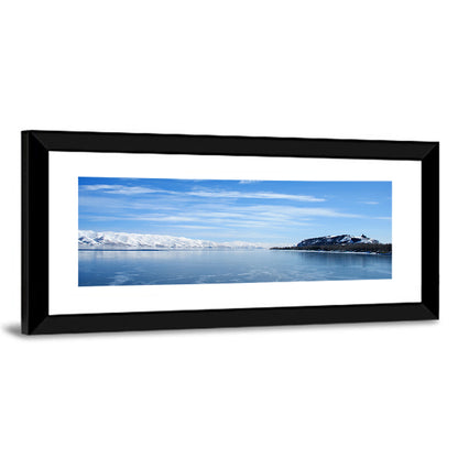 Lake Sevan in Winter Wall Art