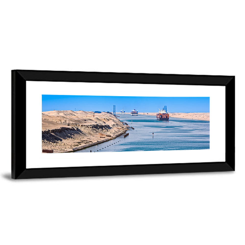 Suez Canal Container Ships Wall Art