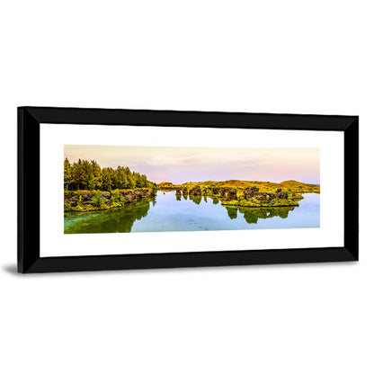 Lake Myvatn Reflections Wall Art
