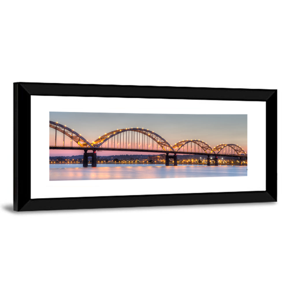 Centennial Bridge at Twilight Wall Art