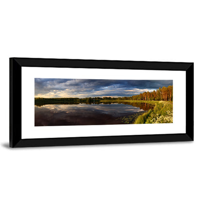 Finnish Lake Golden Hour Wall Art