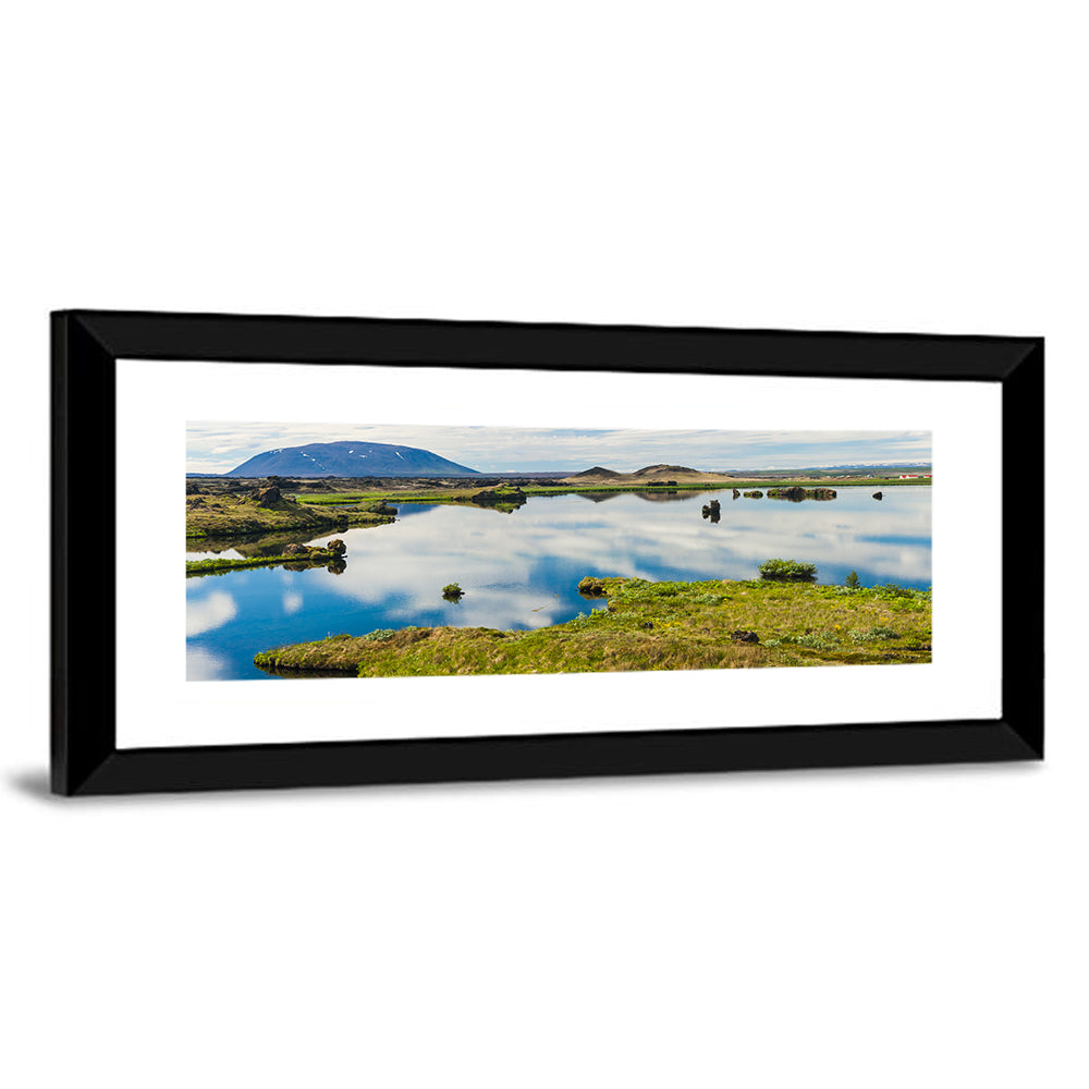 Lake Myvatn Reflection Wall Art