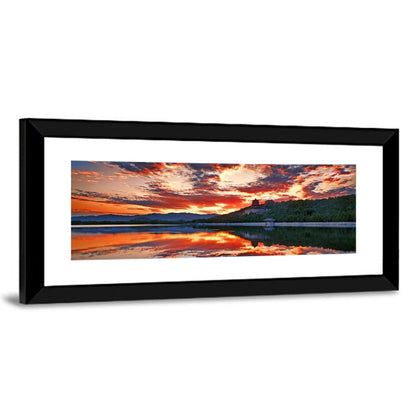 Kunming Lake Sunset, Summer Palace Wall Art