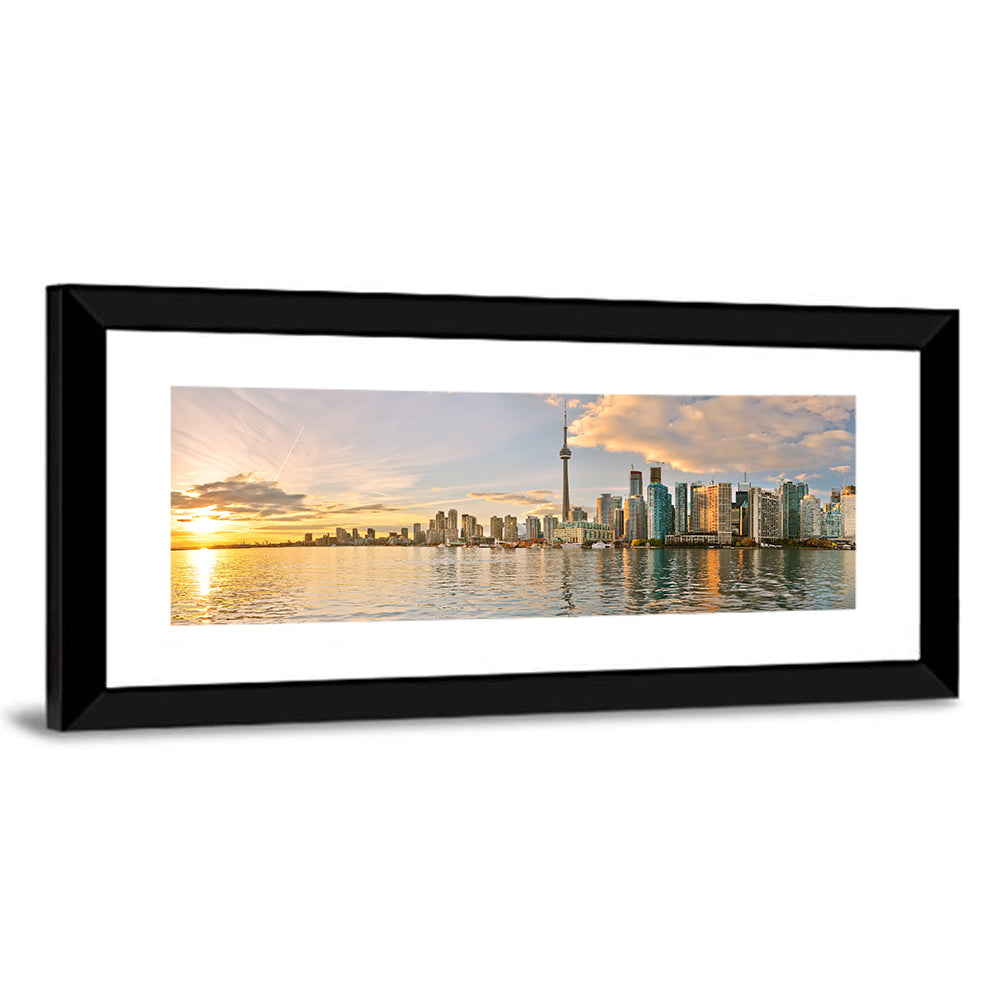 Toronto Golden Hour Skyline Wall Art