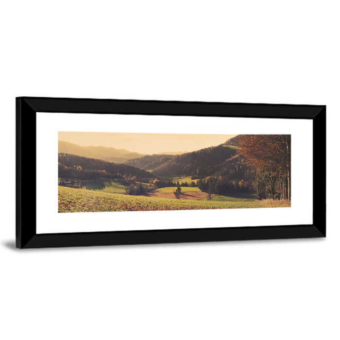 Stodertal Valley Wall Art as a framed print