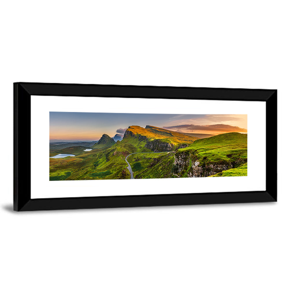 Quiraing Golden Hour, Isle of Skye Wall Art