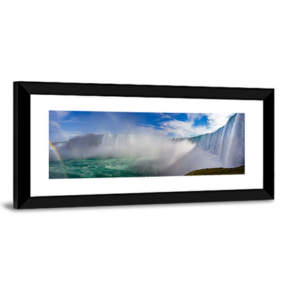 Horseshoe Falls Rainbow View Wall Art