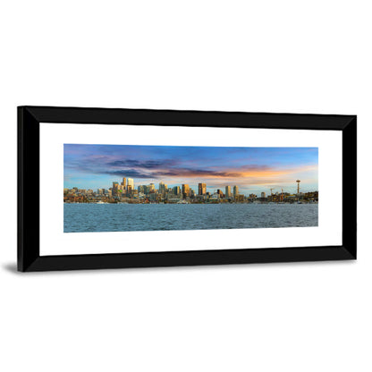 Seattle Skyline at Dusk Wall Art