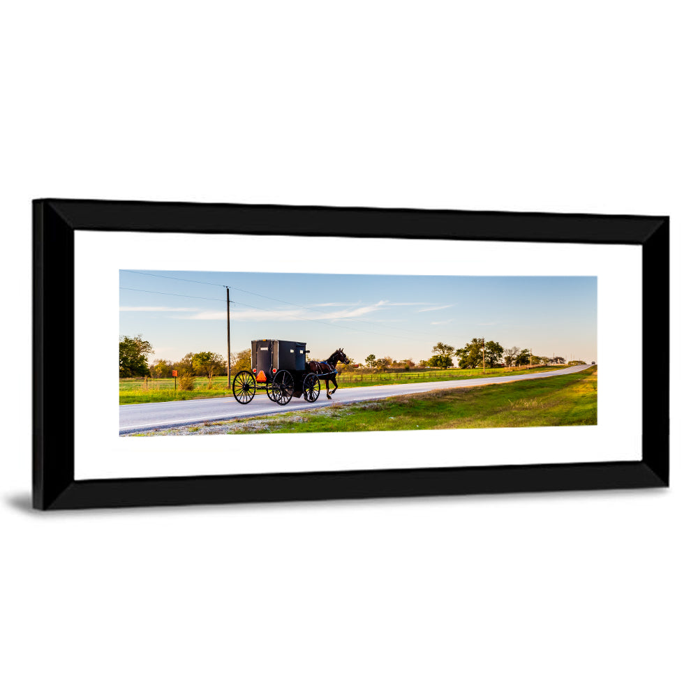 Amish Horse and Buggy, Oklahoma Wall Art