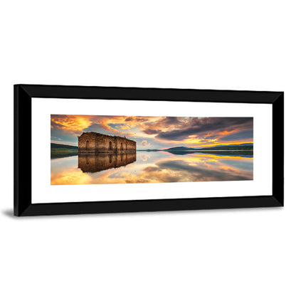 Sunken Church at Zhrebchevo Dam Wall Art