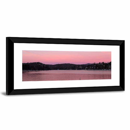 Lake Arrowhead Sunset Reflection Wall Art