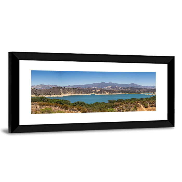 Lake Cachuma Wall Art as a framed print