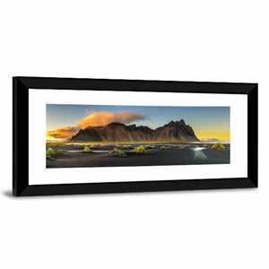 Vestrahorn Mountain & Black Sand Beach Wall Art