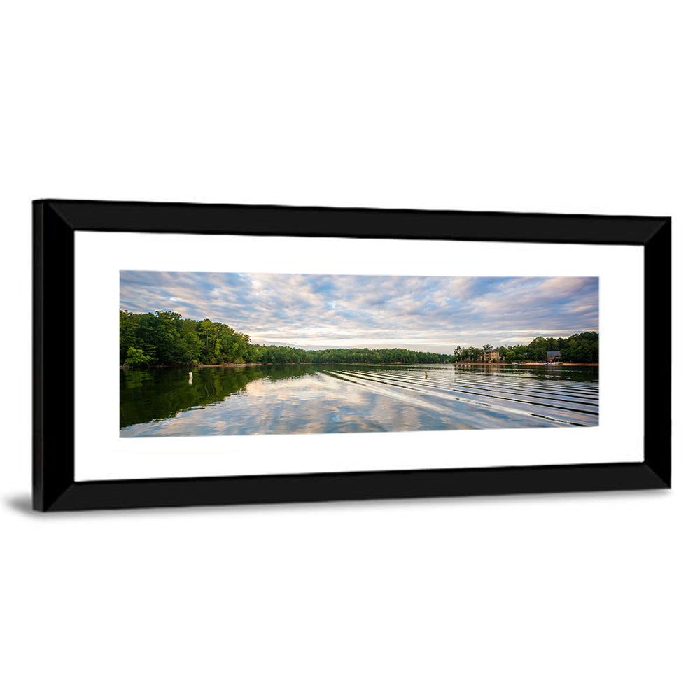 Cloudy Lake Norman Landscape Wall Art