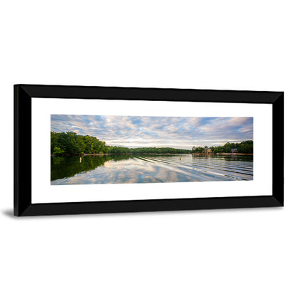 Cloudy Lake Norman Landscape Wall Art