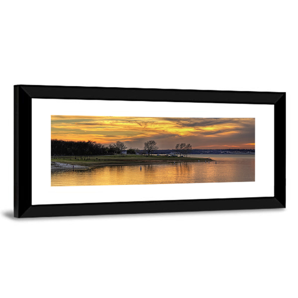 Lake Whitney Sunset Wall Art
