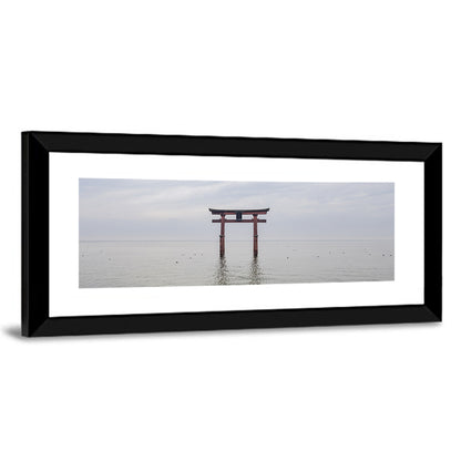 Shirahige Torii Gate, Lake Biwa Wall Art