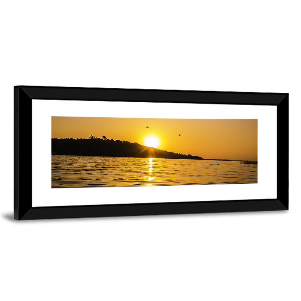 Bhopal Lake Sunset Wall Art