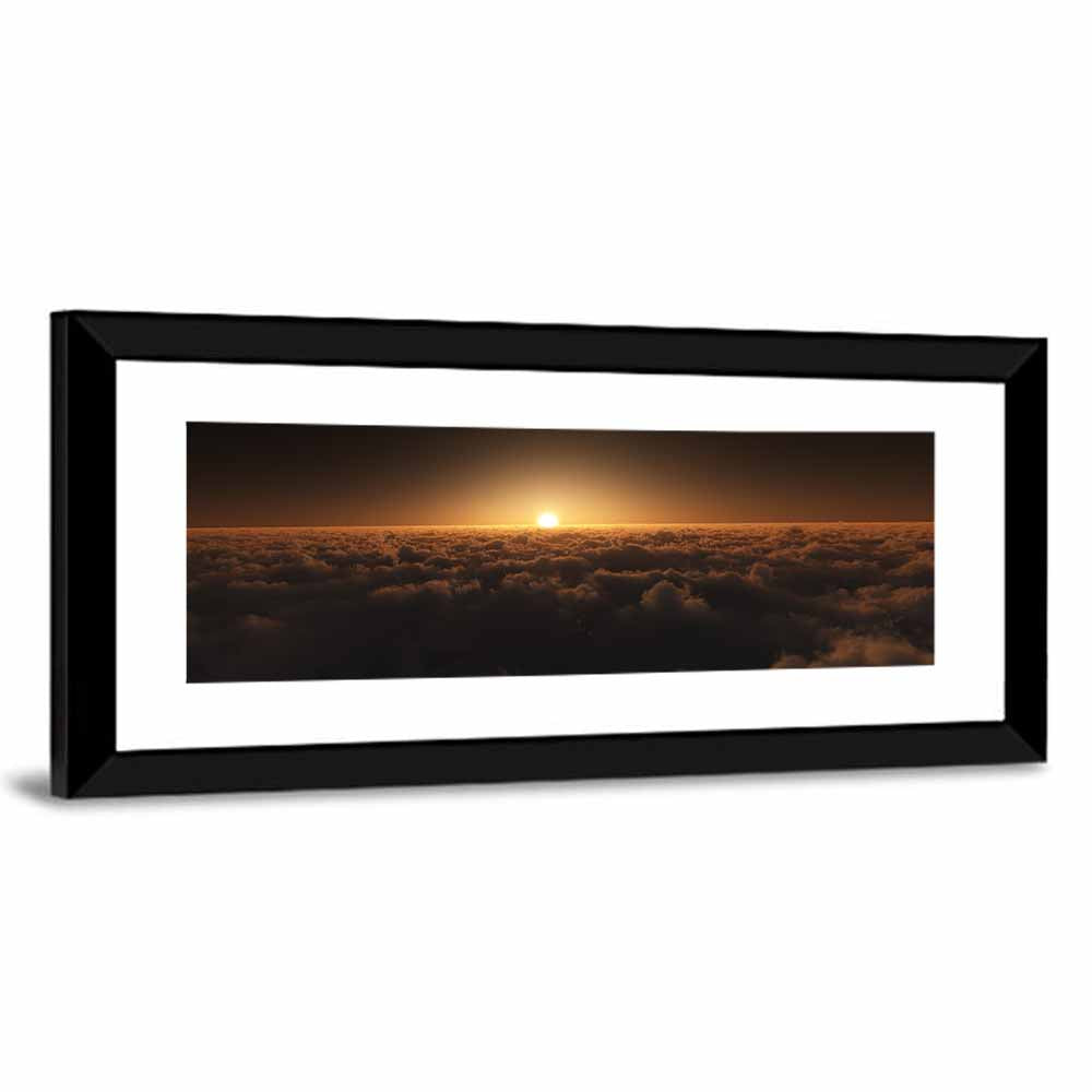 Sunset Over Cloud Sea Wall Art