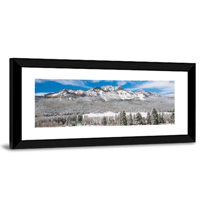 Colorado Snowy Mountain Cabin Wall Art