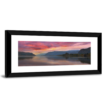 Sunrise Over River Gorge Wall Art