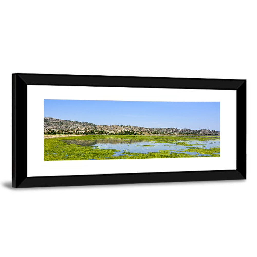 Uchali Lake Algae Reflection Wall Art