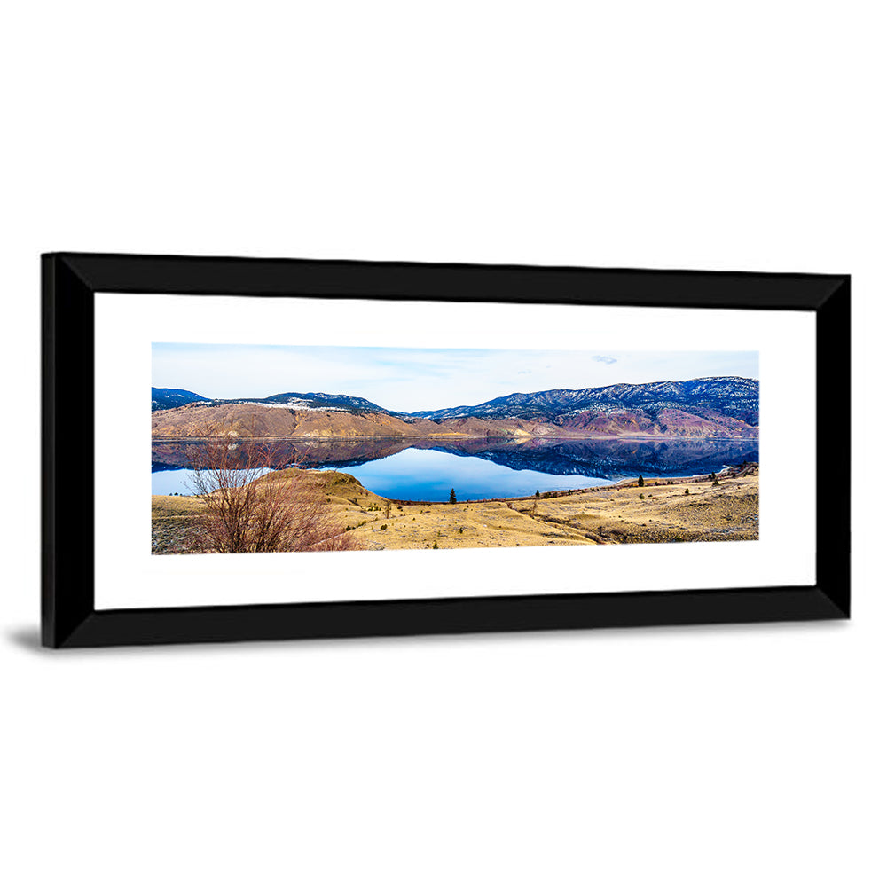 Kamloops Lake Winter Reflection Wall Art