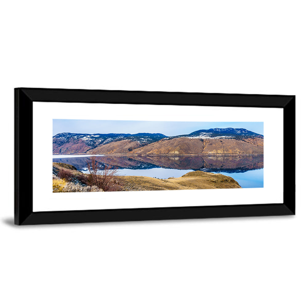 Kamloops Lake Mountain Reflection Wall Art