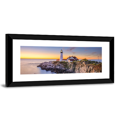 Portland Head Light at Dusk Wall Art