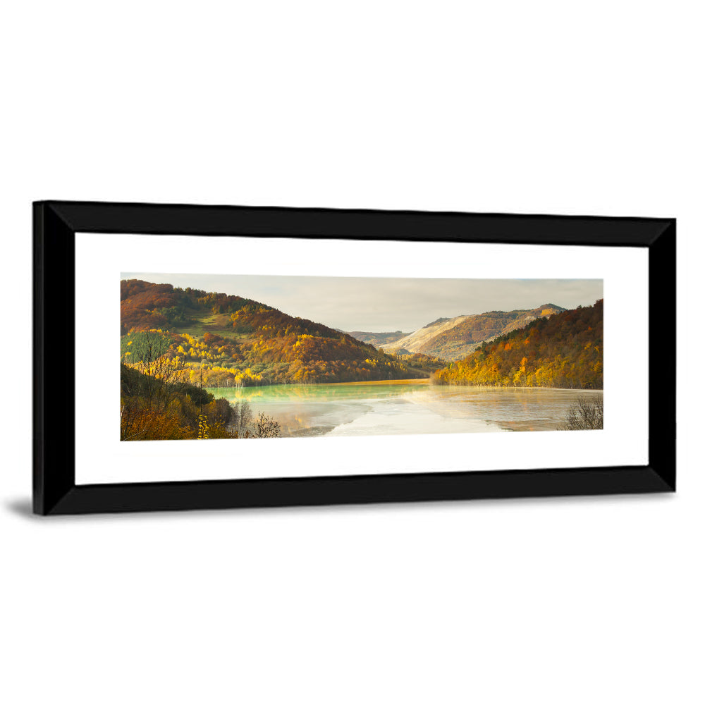 Bright Green Tailings Lake Wall Art