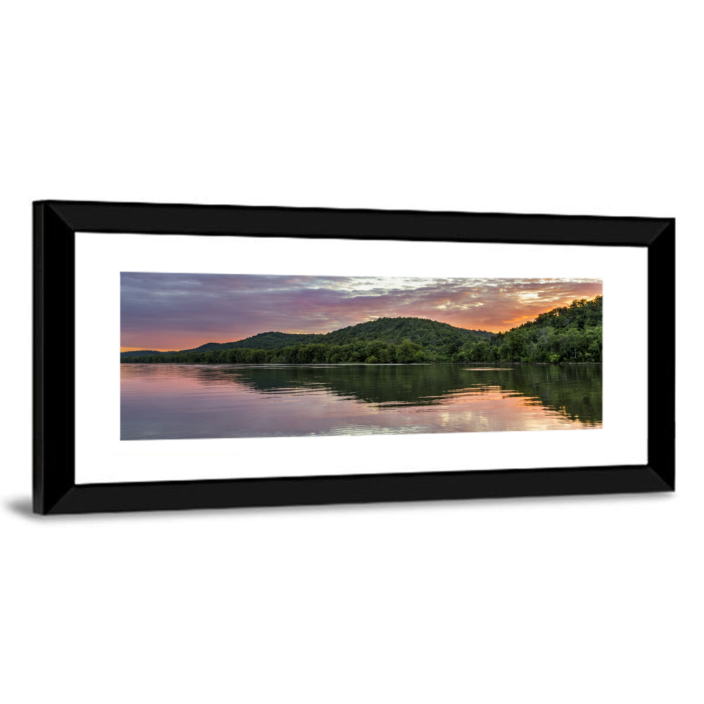 Ohio River Paden City at Dusk Wall Art