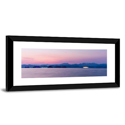 Hangzhou Thousand Island Lake at Dusk Wall Art