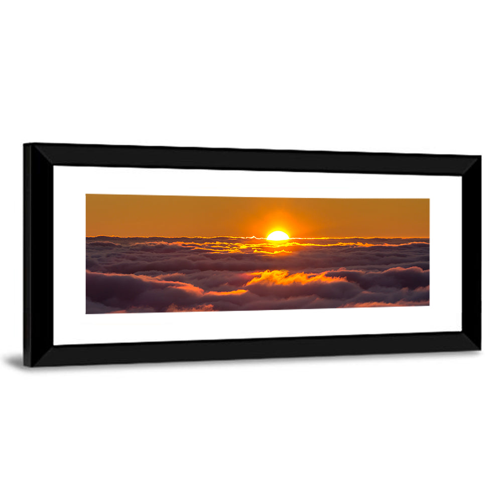 Clouds Sunset Wall Art