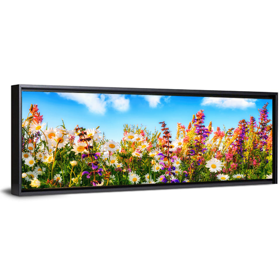 Spring Meadow Wildflowers Wall Art