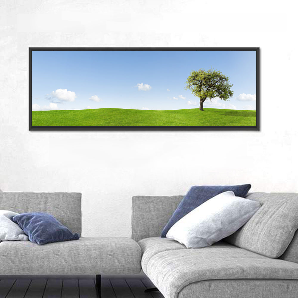 Lone Tree on Green Hill Wall Art