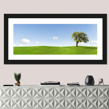 Lone Tree on Green Hill Wall Art