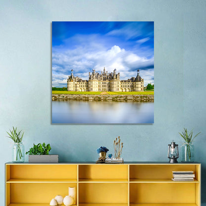Château De Chambord Reflection Wall Art