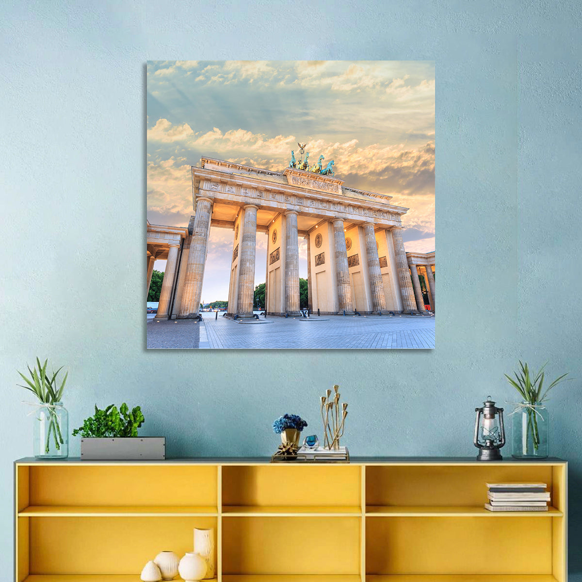 Brandenburg Gate at Sunset Wall Art