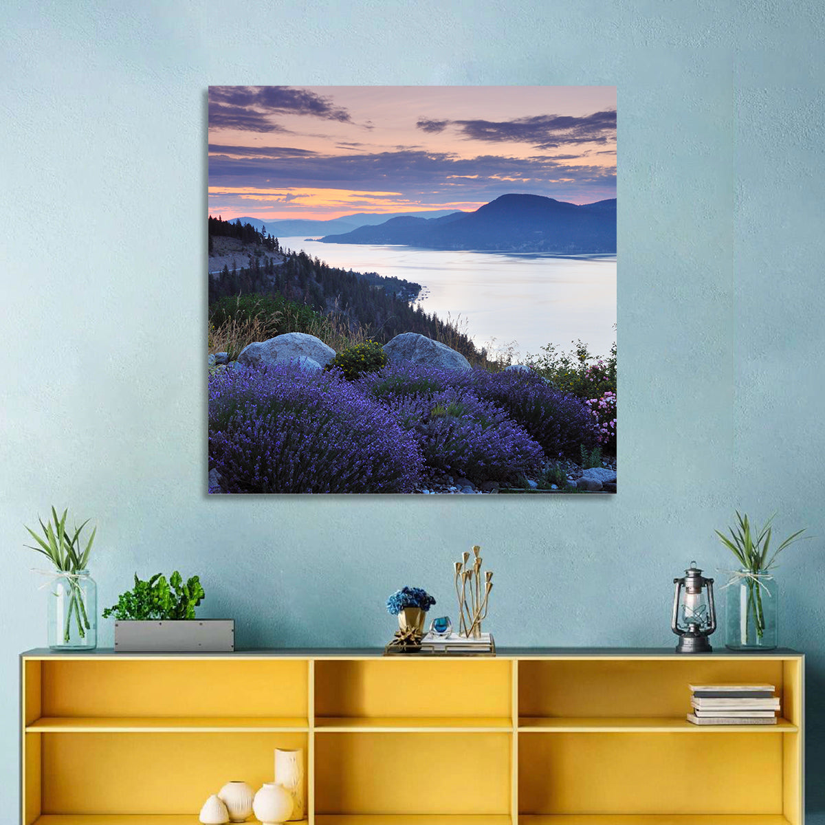 Okanagan Lavender Lake Wall Art