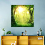 Enchanted Forest at Sunrise Wall Art
