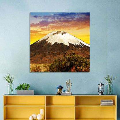 Parinacota Volcano Wall Art