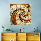 Surreal Infinity Clock Spiral Wall Art